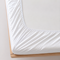 Premium Cotton Fitted Sheet — Polyester-Free