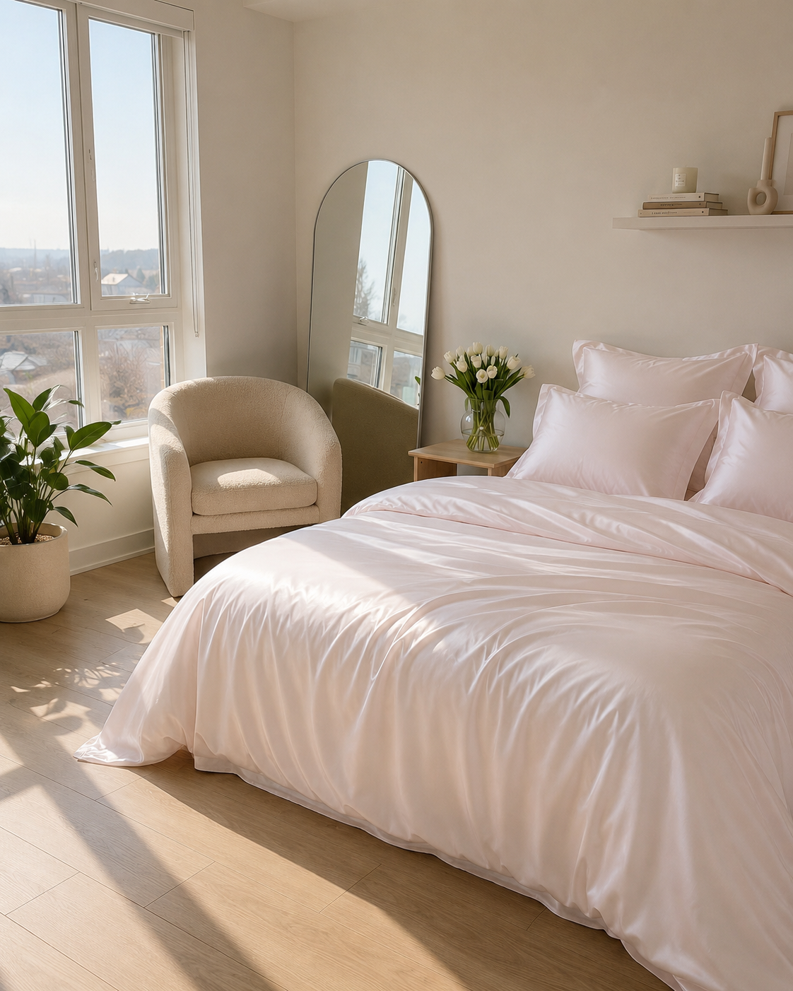 Premium Bamboo Bedding Set — Polyester-Free