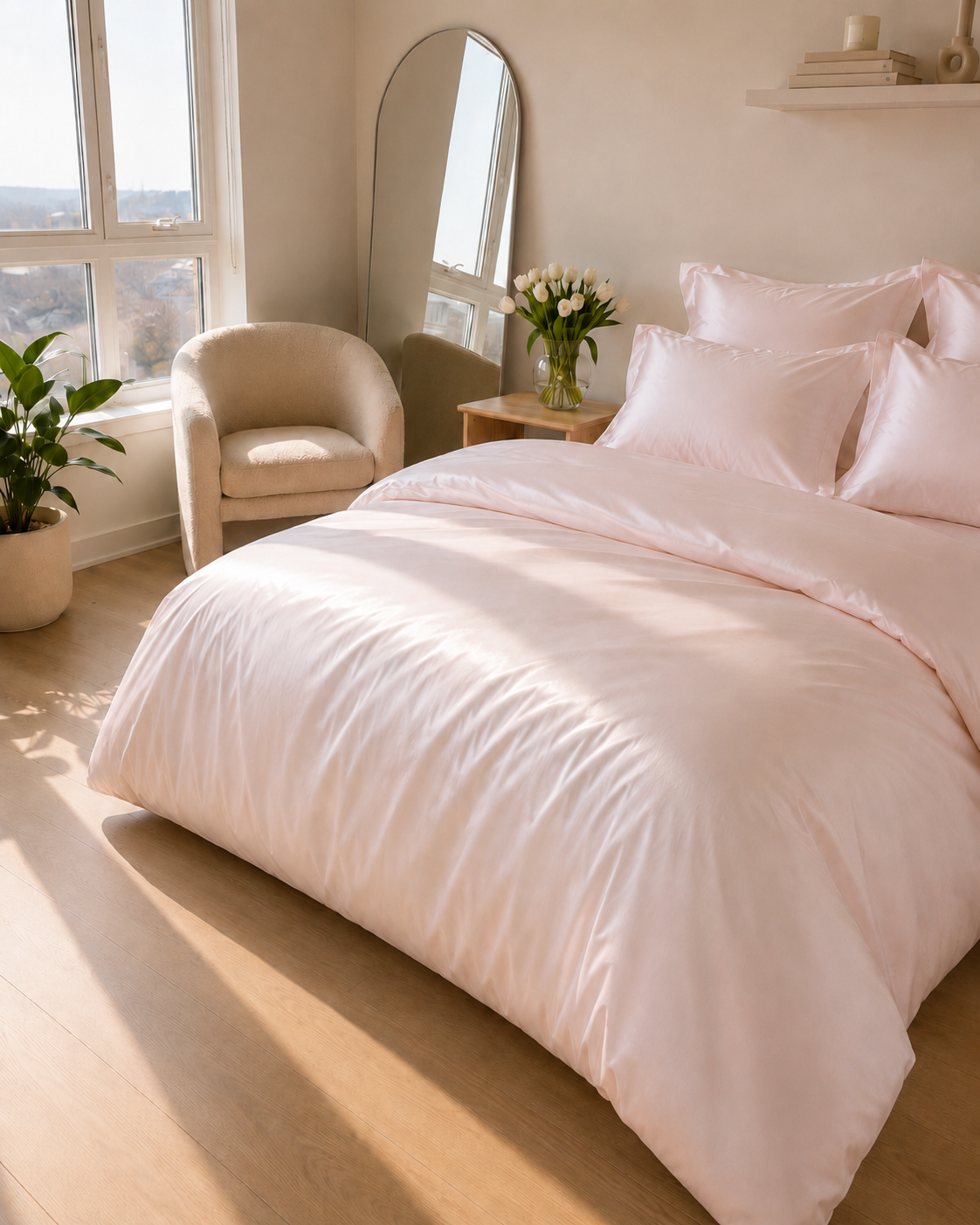 Premium Bamboo Bedding Set — Polyester-Free