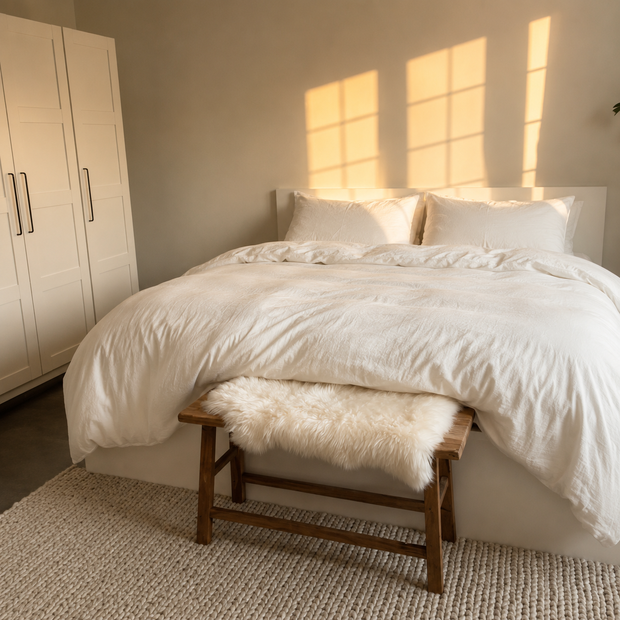 Cotton Bedding Set — 100% Cotton, Polyester-Free